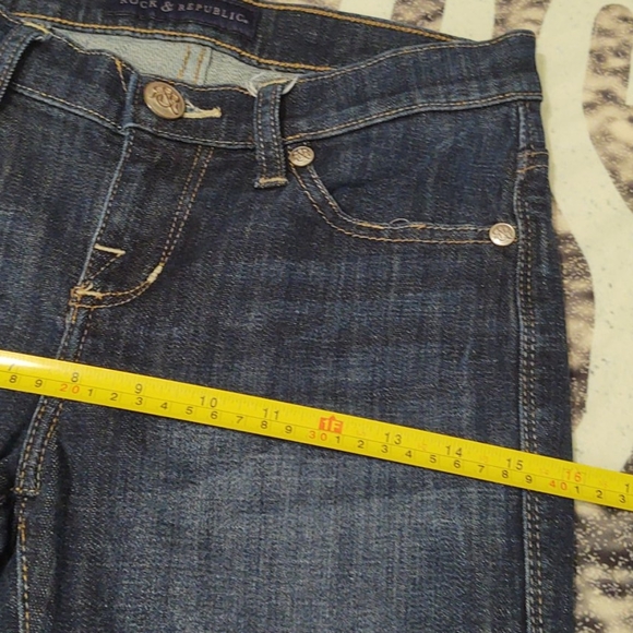 Rock & Republic Kasandra Jeans Dark Wash 4 - Picture 12 of 12